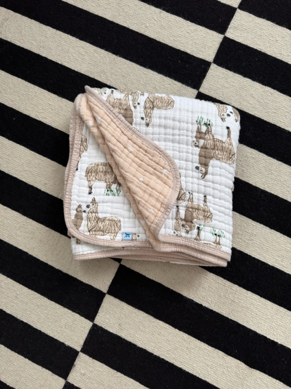 Little Unicorn Llama Cotton Muslin Quilt